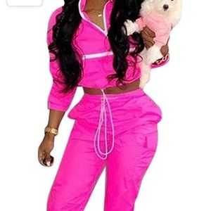 Two piece wind breaker set